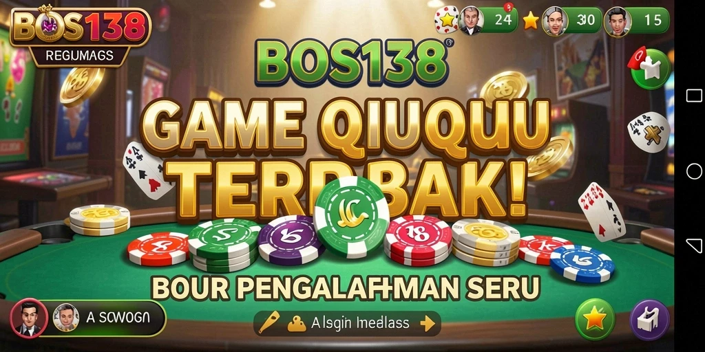 Tangkapan layar gameplay QiuQiu yang seru di BOS138.