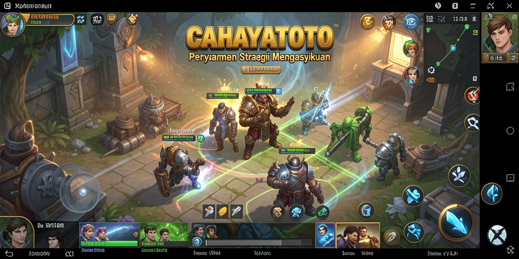 Screenshot gameplay CAHAYATOTO yang menampilkan pertempuran seru.