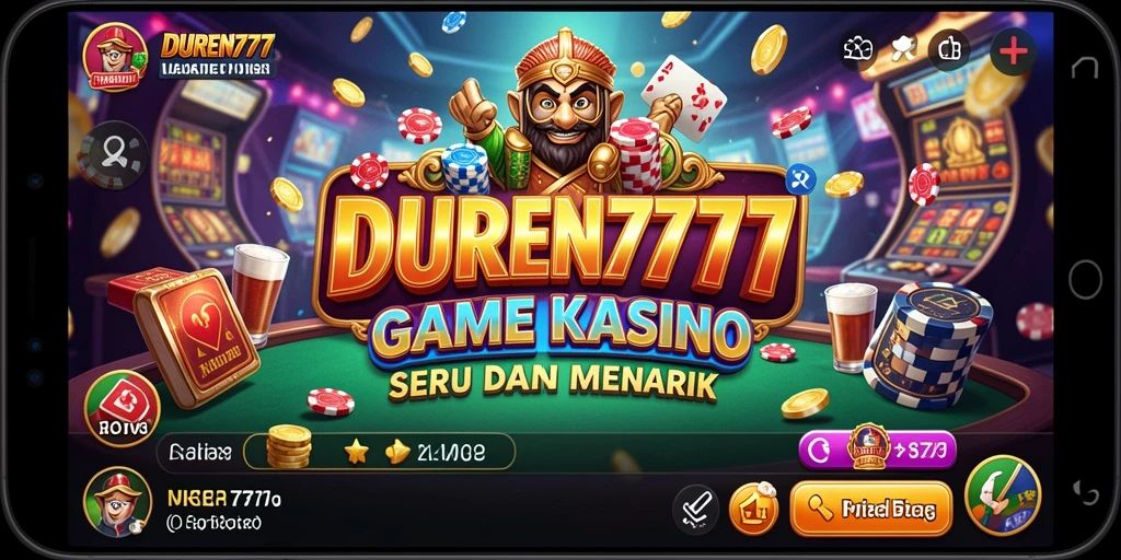 Tampilan menarik dari gameplay Kasino DUREN777 yang seru dan mendebarkan.