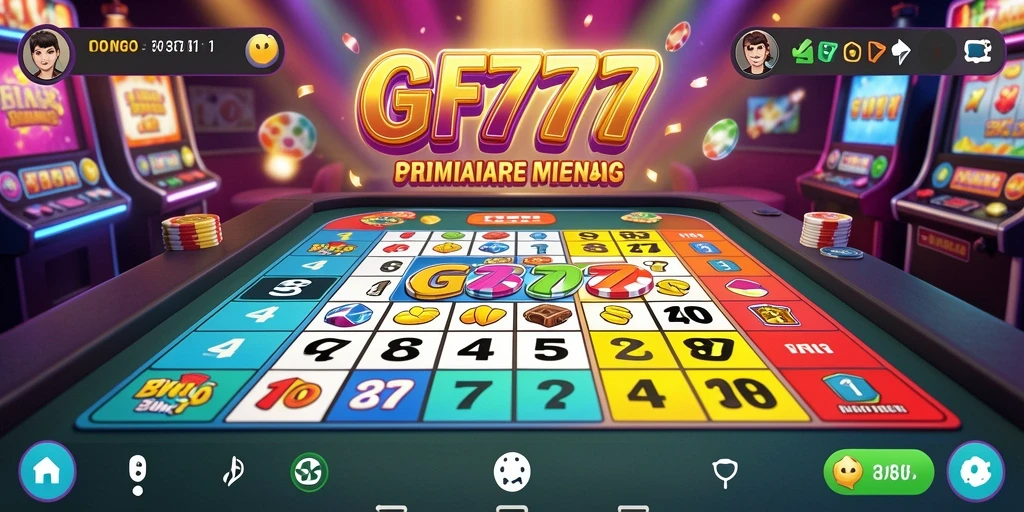 Gameplay seru Bingo di GF777 dengan interaksi pemain.