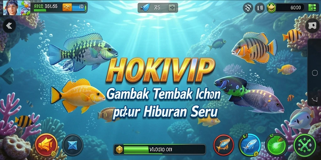 Tampilan gameplay menarik dari game Tembak Ikan HOKIVIP.