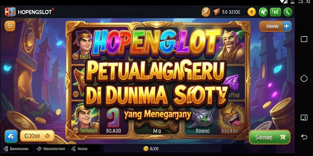 Screenshot gameplay HOPENGSLOT menampilkan aksi seru dan tantangan yang menegangkan.