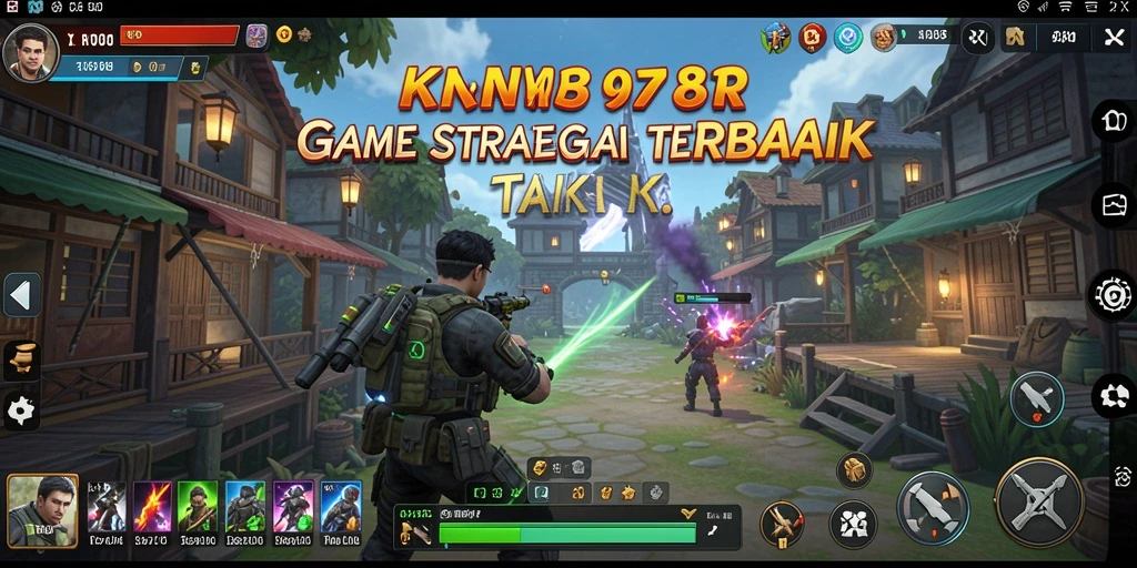 Screenshot KNO89 menunjukkan pertempuran strategi yang mendebarkan.