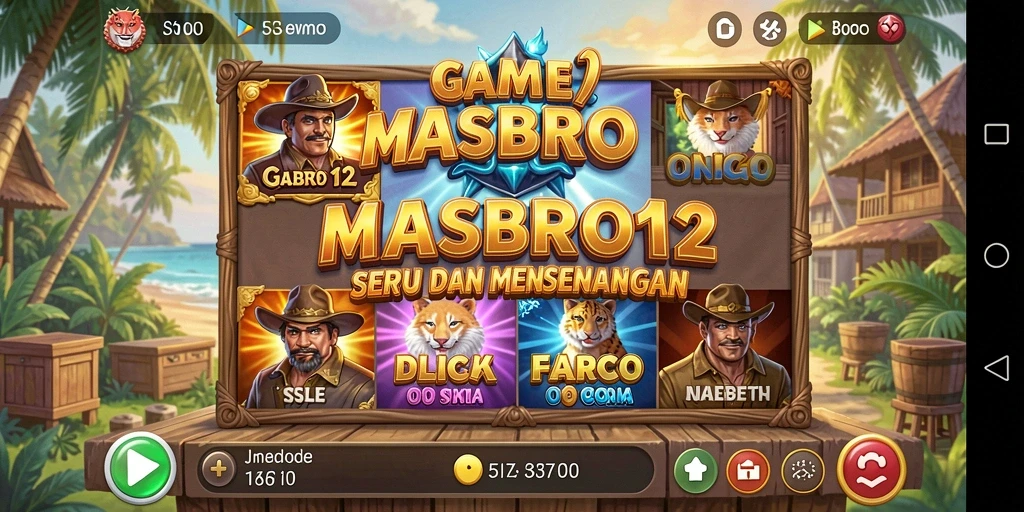 Screenshot utama dari permainan slot yang menakjubkan.