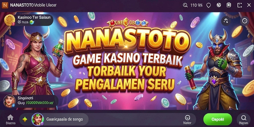 Tampilan gameplay seru dan mendebarkan di NANASTOTO.