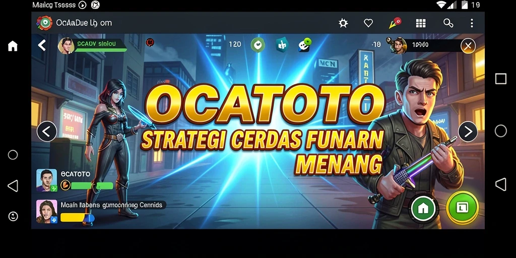 Screenshot gameplay OCATOTO menampilkan aksi strategi yang mendebarkan.