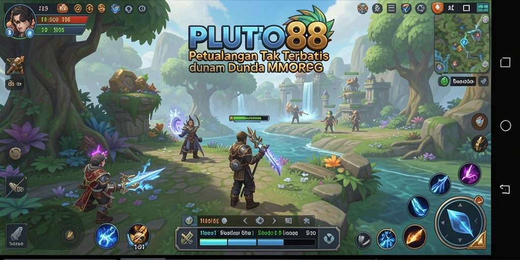 Screenshot dari gameplay <strong>PLUTO88</strong> yang menunjukkan aksi seru dalam petualangan MMORPG.