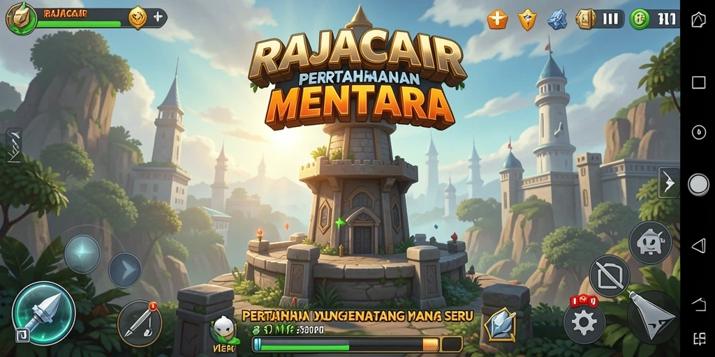 Tangkapan layar gameplay RAJACAIR yang menegangkan dan penuh aksi.