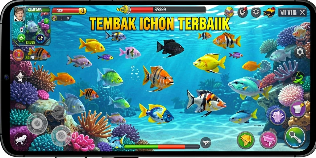 Screenshot gameplay Tembak Ikan yang menarik dan penuh aksi.