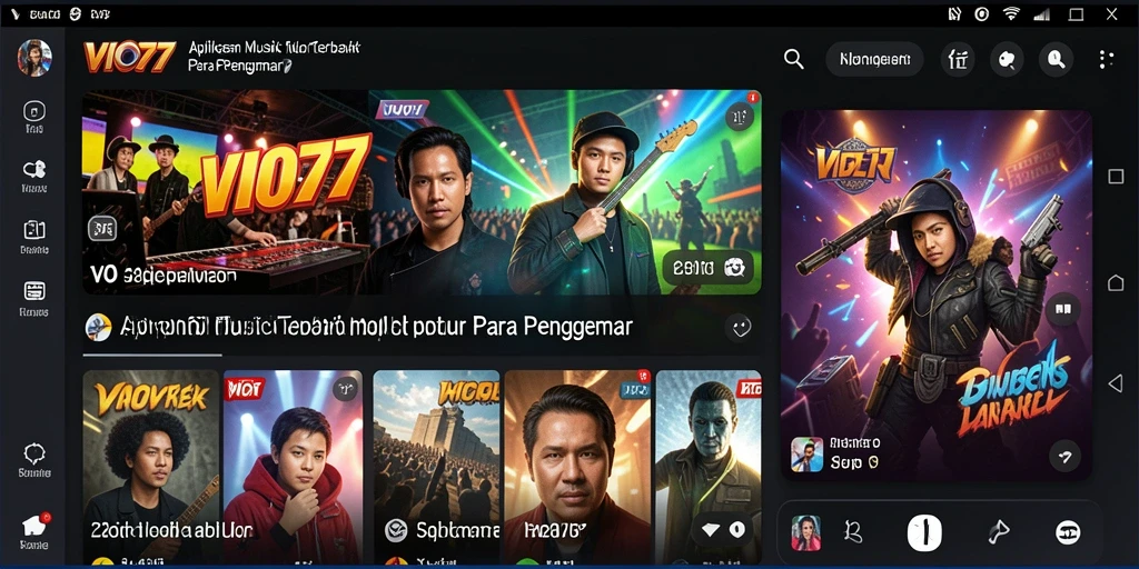 Screenshot gameplay VIO77 menunjukkan keseruan dalam bermain musik.