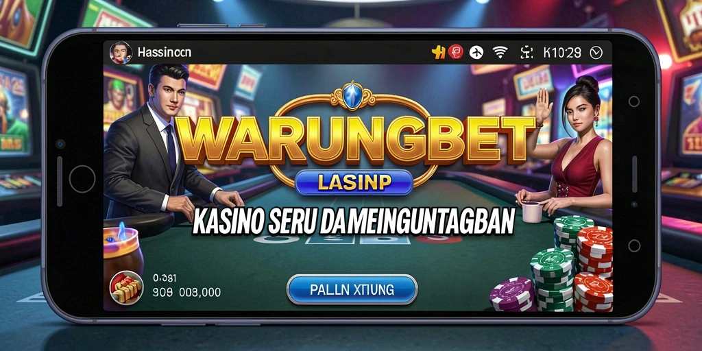 Tangkapan layar menunjukkan gameplay menarik dari aplikasi WARUNGBET.
