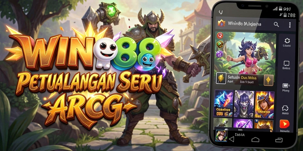 Tangkapan layar gameplay WIN88 menampilkan pertempuran epik di dunia ARPG.