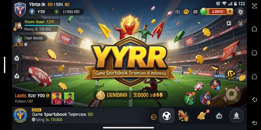 Gameplay menarik dan interaktif dari aplikasi Sportsbook YYRR.